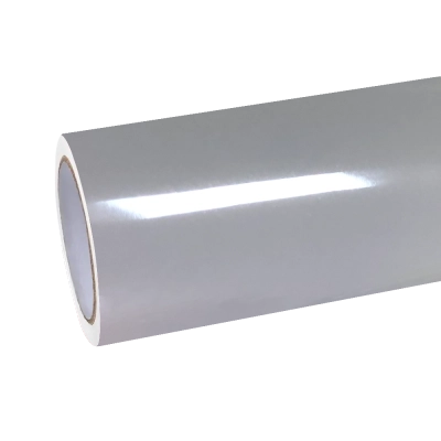 Gloss Metallic Cream Grey Car Vinyl Wrap PET 01