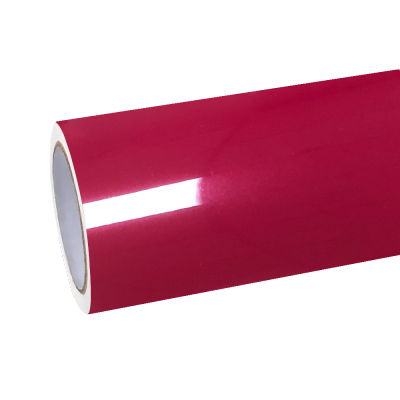 Gloss Metallic Magenta Red Car Vinyl Wrap PET 01