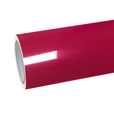 Gloss Metallic Magenta Red Car Vinyl Wrap PET 01