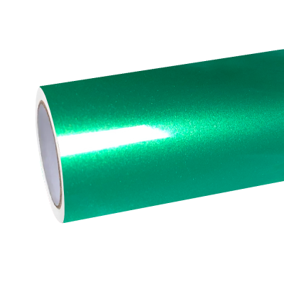 Gloss Metallic MIUI Emerald Green Car Vinyl Wrap PET 01