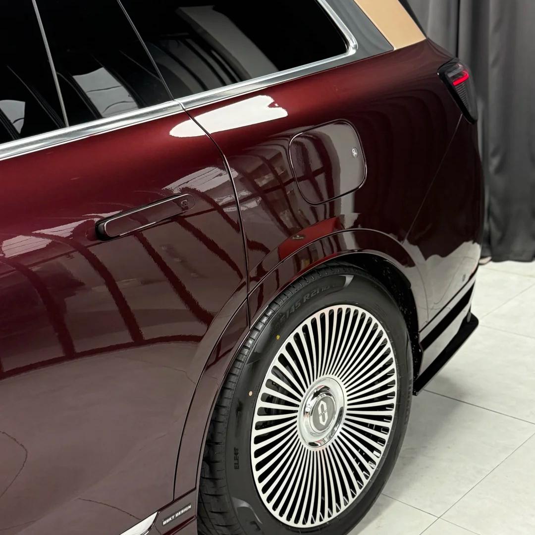 Plum Red Car Vinyl Wrap