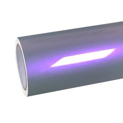 TPU Gloss Metallic Chameleon Candy Grey Purple Color PPF Paint Protection Film 01