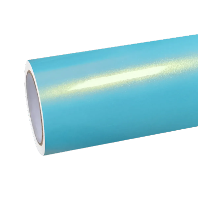 TPU Gloss Metallic Ice Blue Color  PPF Paint Protection Film 01