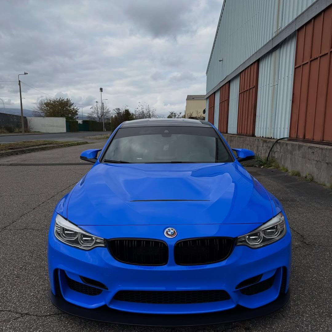 Gloss Voodoo Blue Car Vinyl Wrap PET