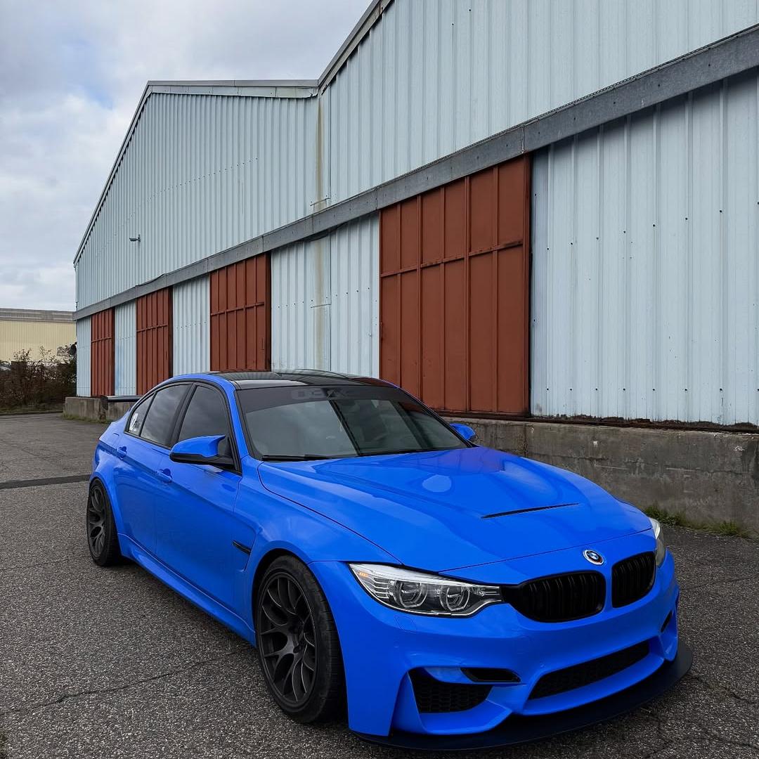 Gloss Voodoo Blue Car Vinyl Wrap PET