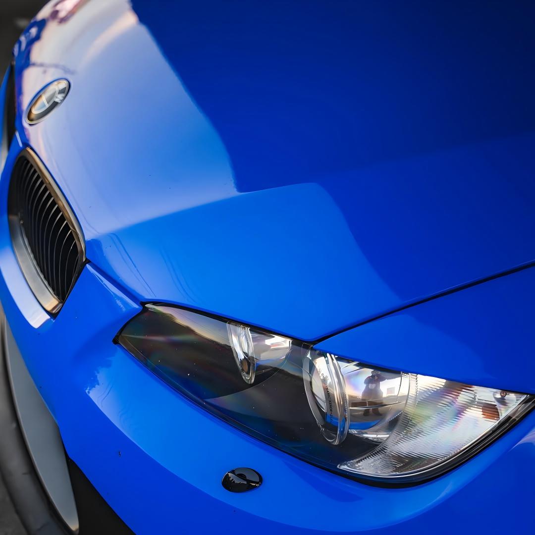 Gloss Voodoo Blue Car Vinyl Wrap PET