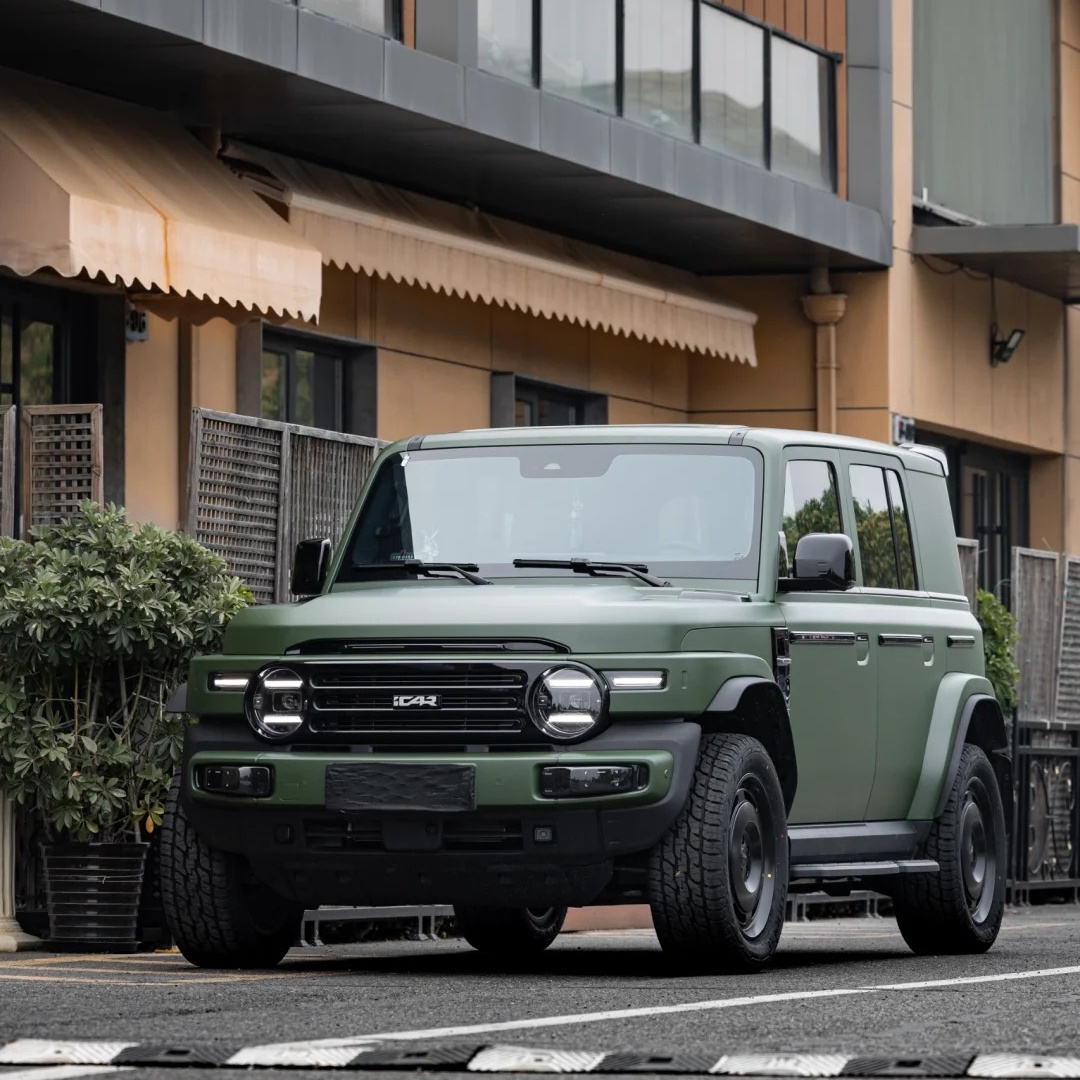 Ultimate Flat Army Green Car Vinyl Wrap PET