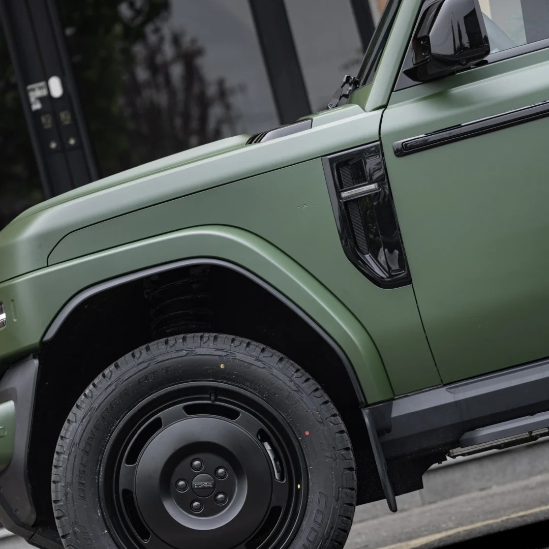 Ultimate Flat Army Green Car Vinyl Wrap PET