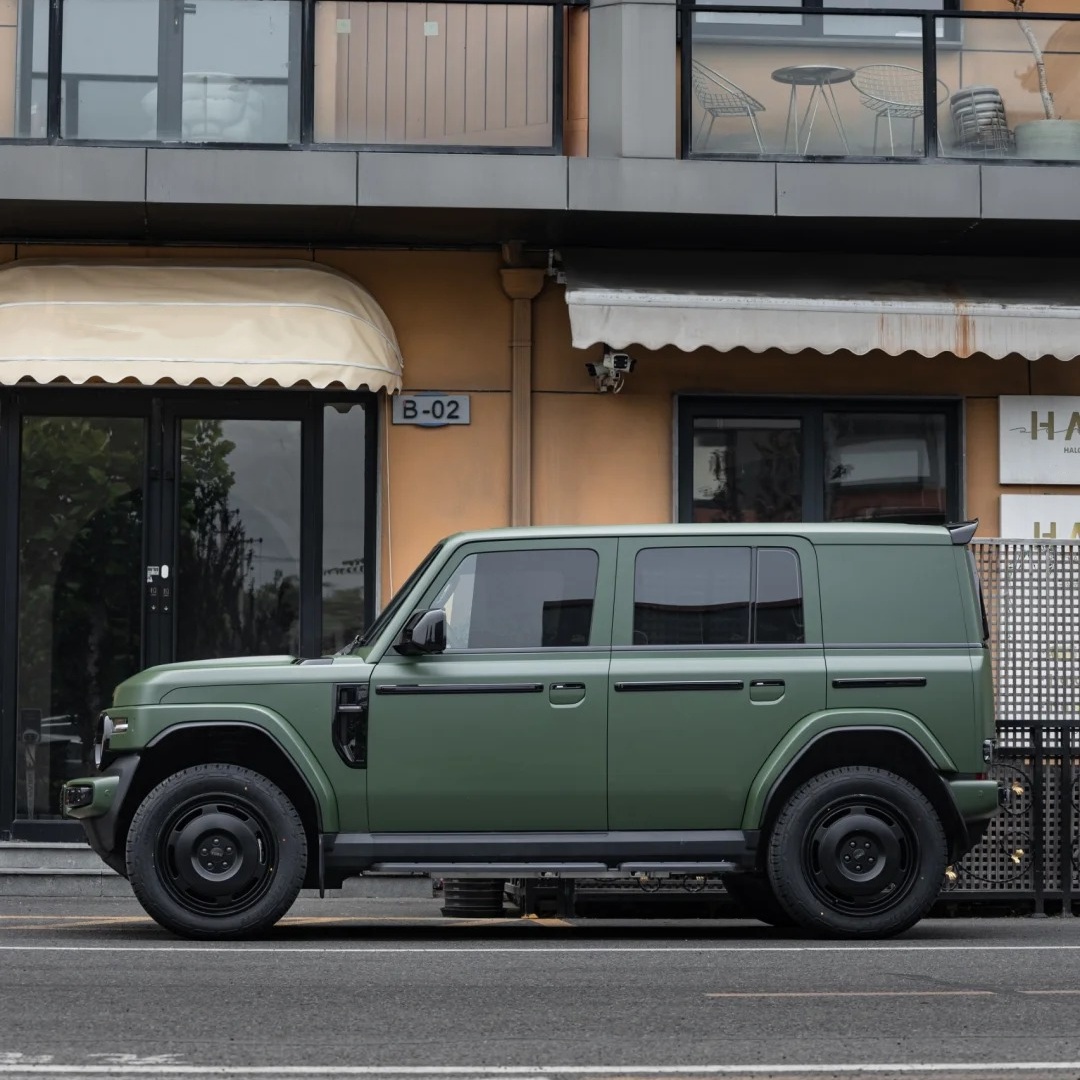 Ultimate Flat Army Green Car Vinyl Wrap PET