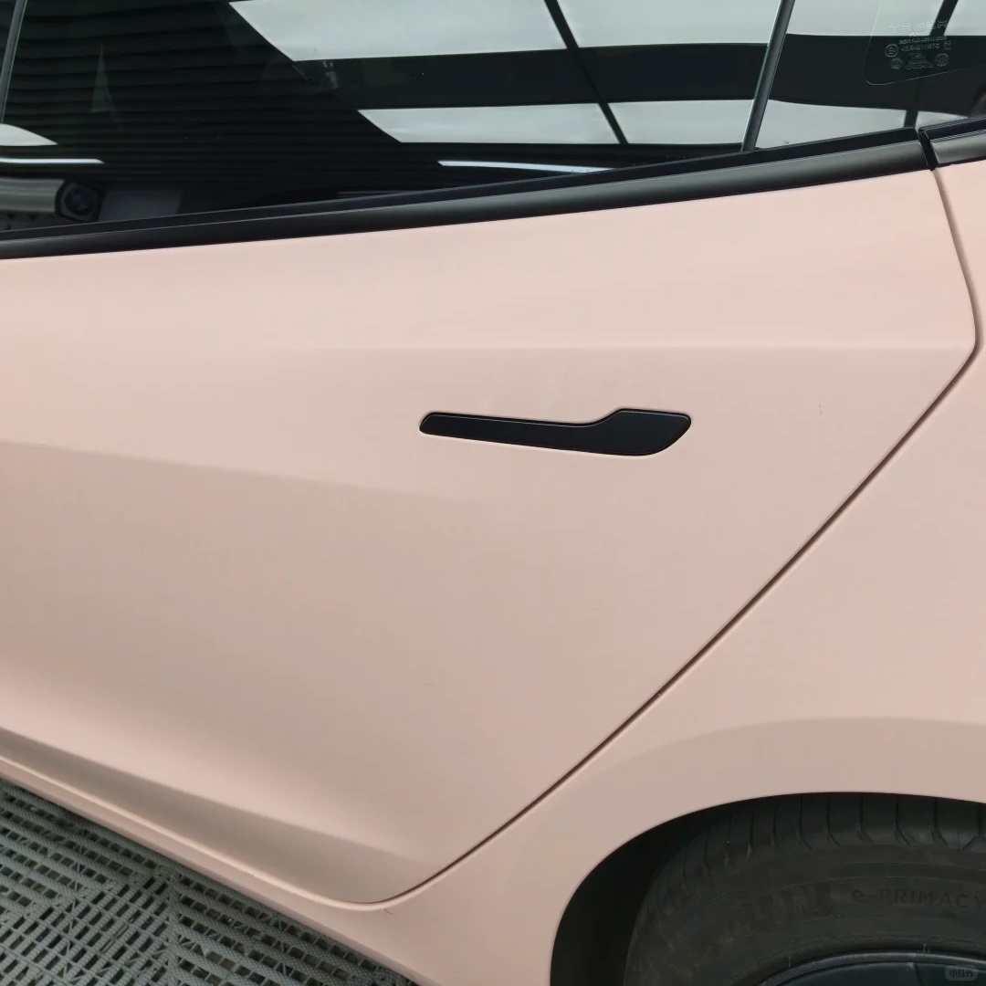 Ultimate Flat Baby Pink Car Vinyl Wrap PET