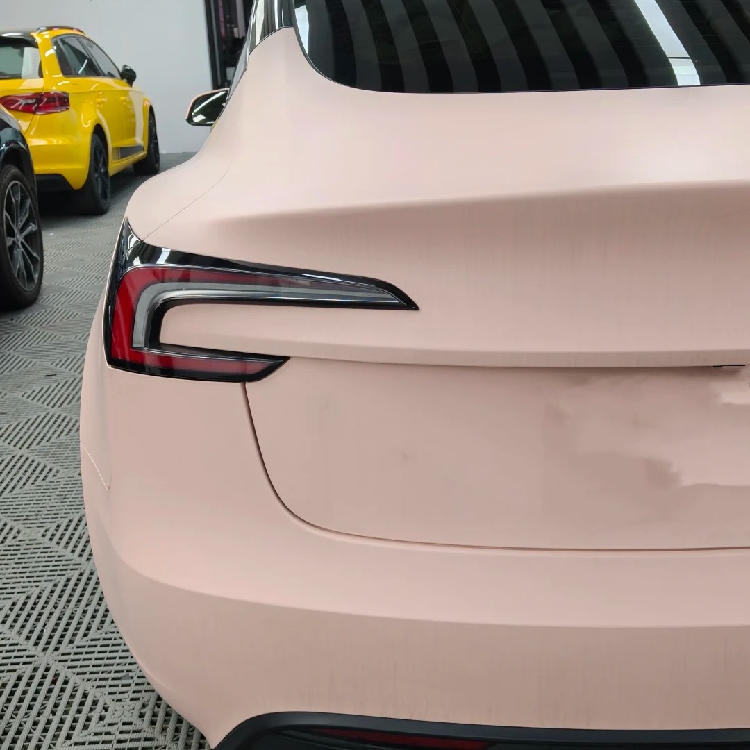 Ultimate Flat Baby Pink Car Vinyl Wrap PET