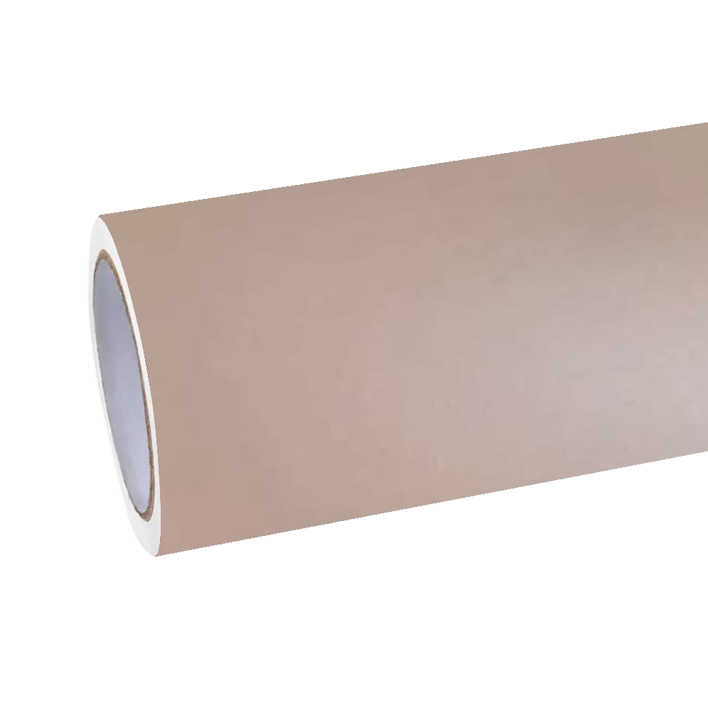 Ultimate Flat Shine Latte Brown Car Vinyl Wrap PET