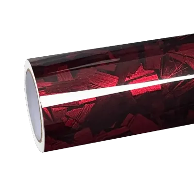 TPU Gloss Red Forged Carbon PPF Paint Protection Film  01