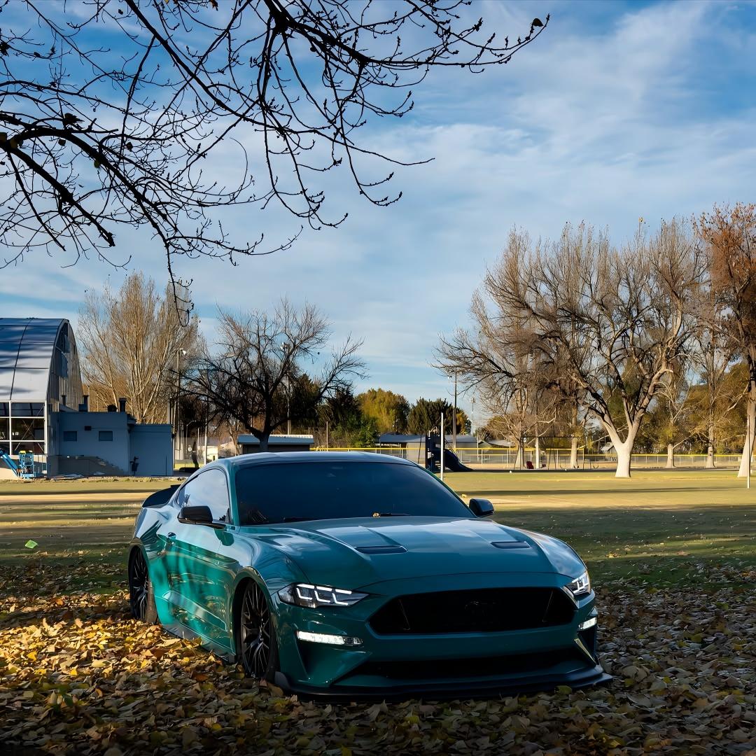 Gloss Storm Green Car Vinyl Wrap PET