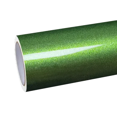TPU Gloss Metallic Mamba Green Colored PPF Paint Protection Film 01