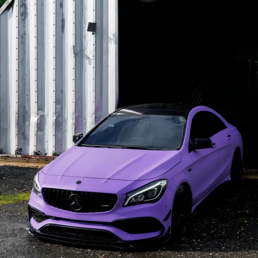 Matte Ultimate Flat Lavender Purple Car Vinyl Wrap 