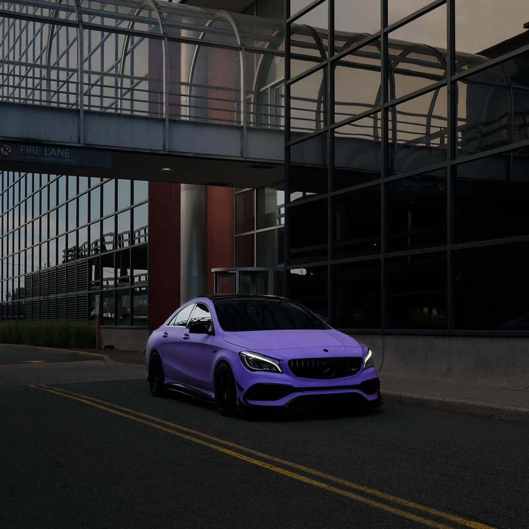 Matte Ultimate Flat Lavender Purple Car Vinyl Wrap 