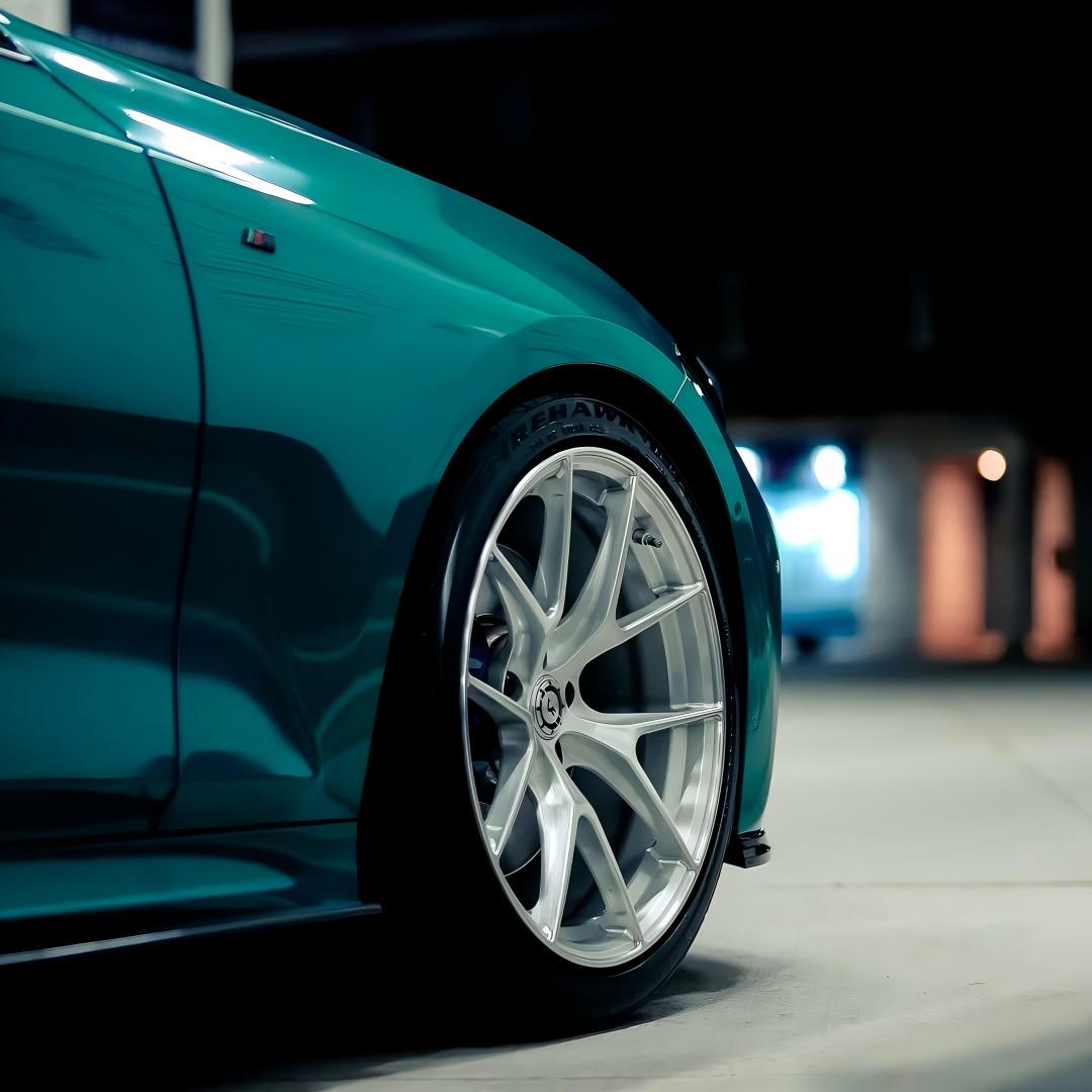 Gloss Hell Green Car Vinyl Wrap PET