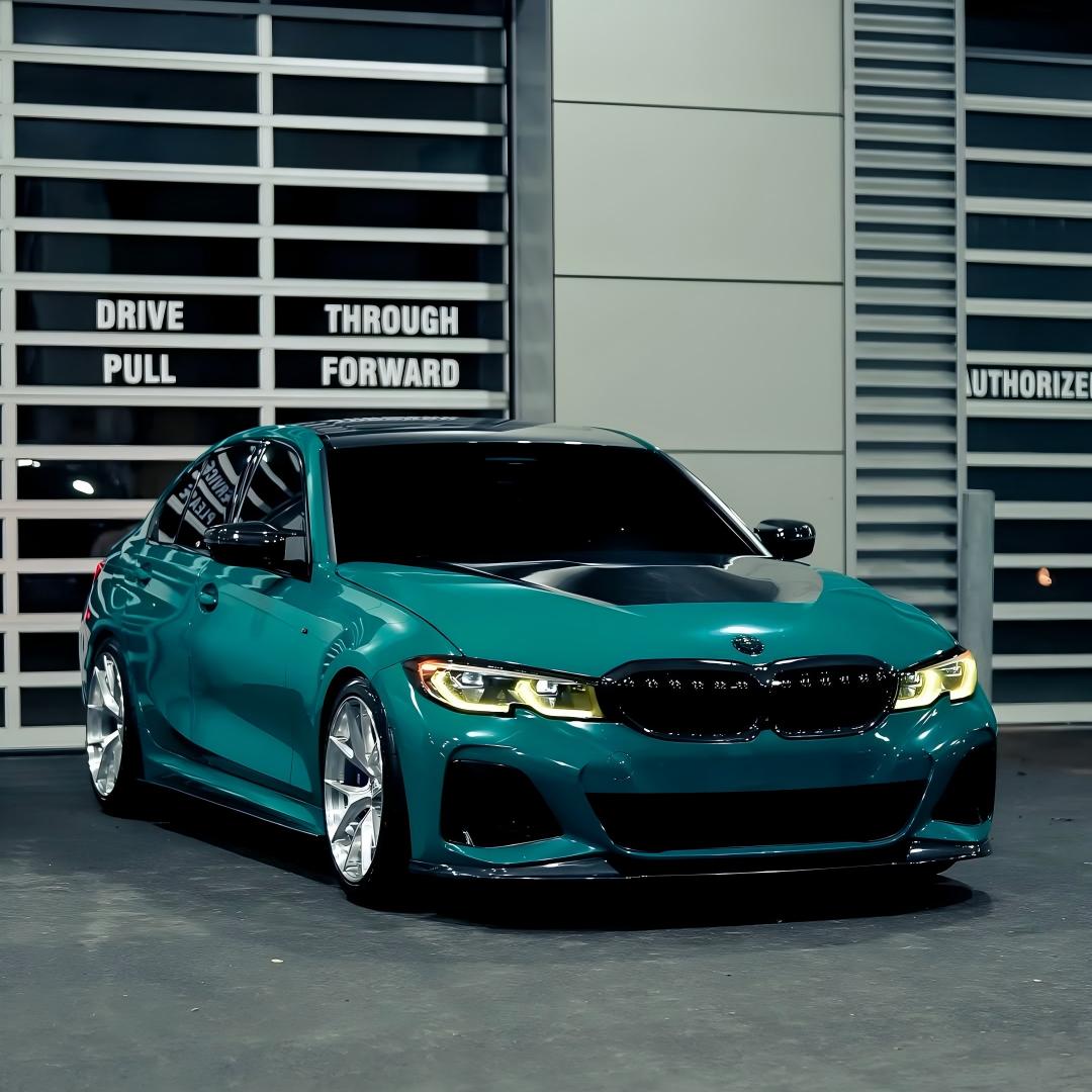 Gloss Hell Green Car Vinyl Wrap PET