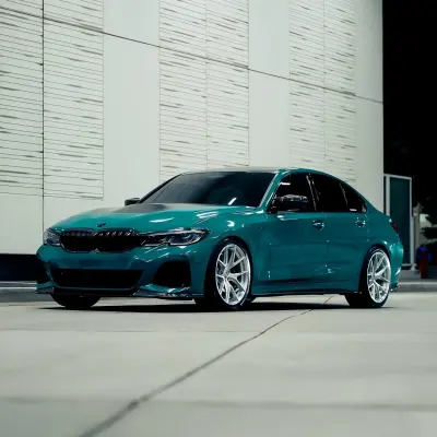 Gloss Hell Green Car Vinyl Wrap PET 02