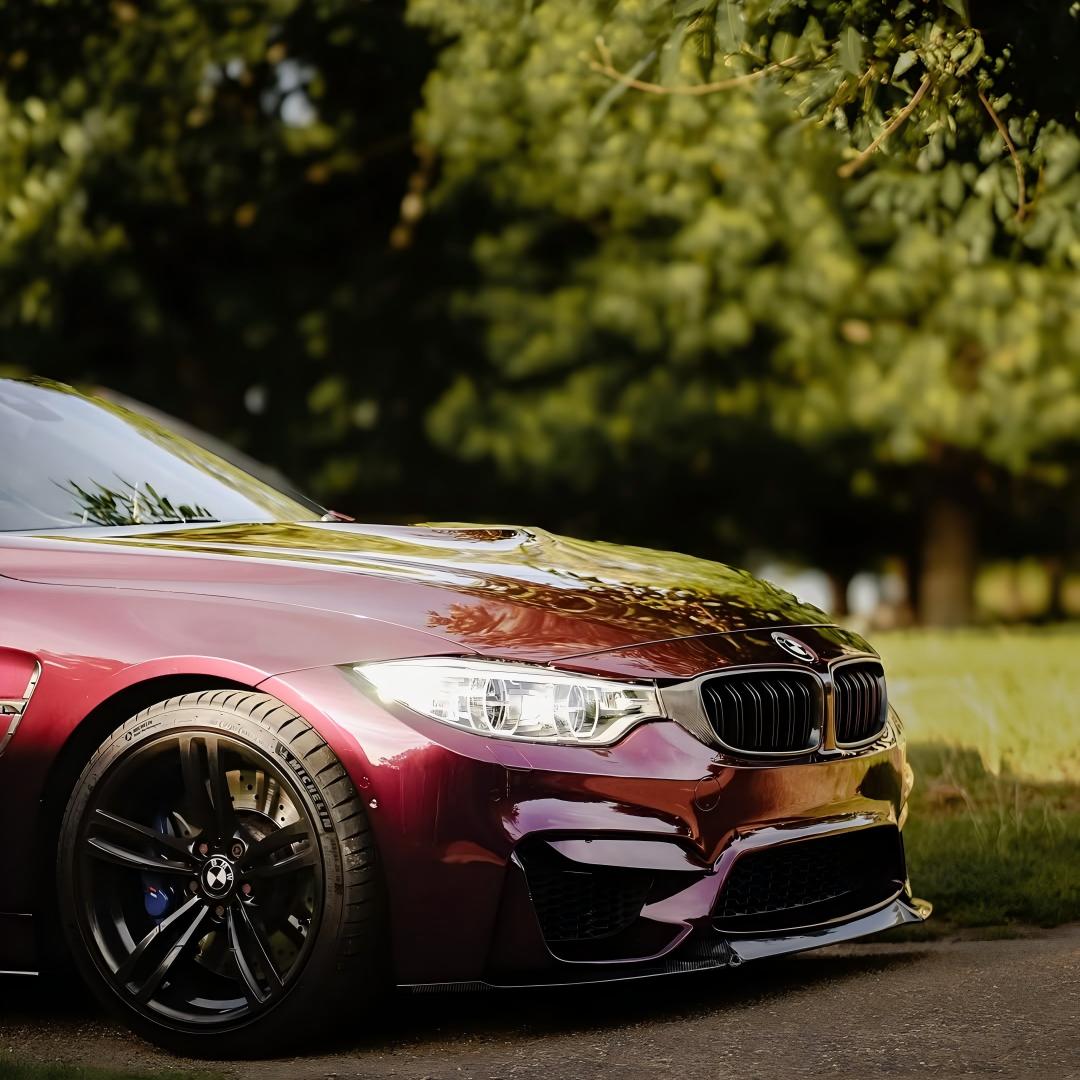 Gloss Metallic Plum Purple Car Vinyl Wrap PET