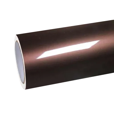 Gloss Liquid Cocoa Brown Car Vinyl Wrap PET 01