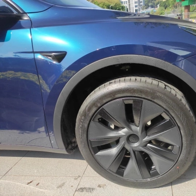 Gloss Liquid Interstellar Blue Car Vinyl Wrap PET 02