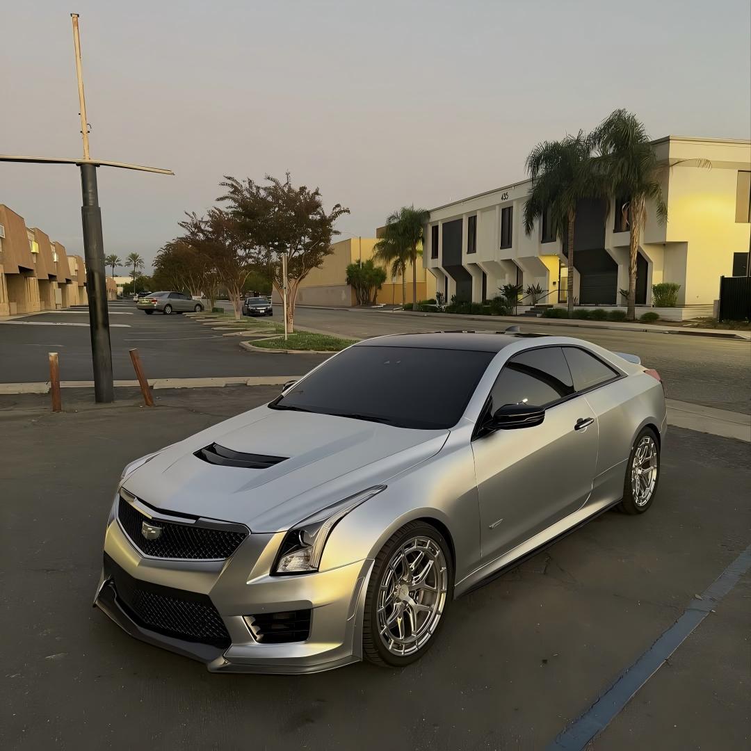 Satin Chrome Silver Car Vinyl Wrap