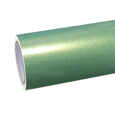 TPU Gloss Metallic Iridescent Emerald Green Colored PPF Paint Protection Film 01