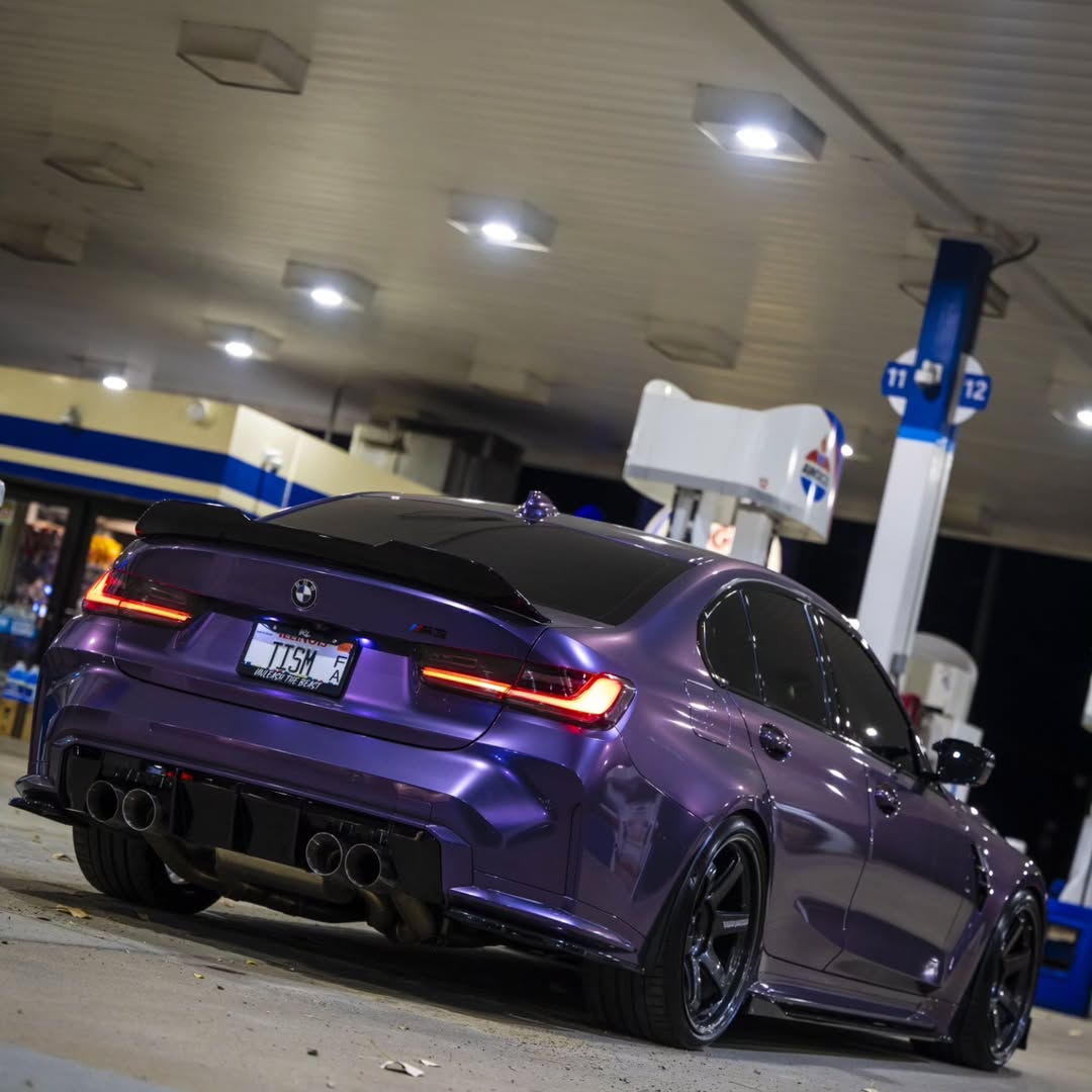 Gloss Liquid Russet Purple Car Vinyl Wrap PET