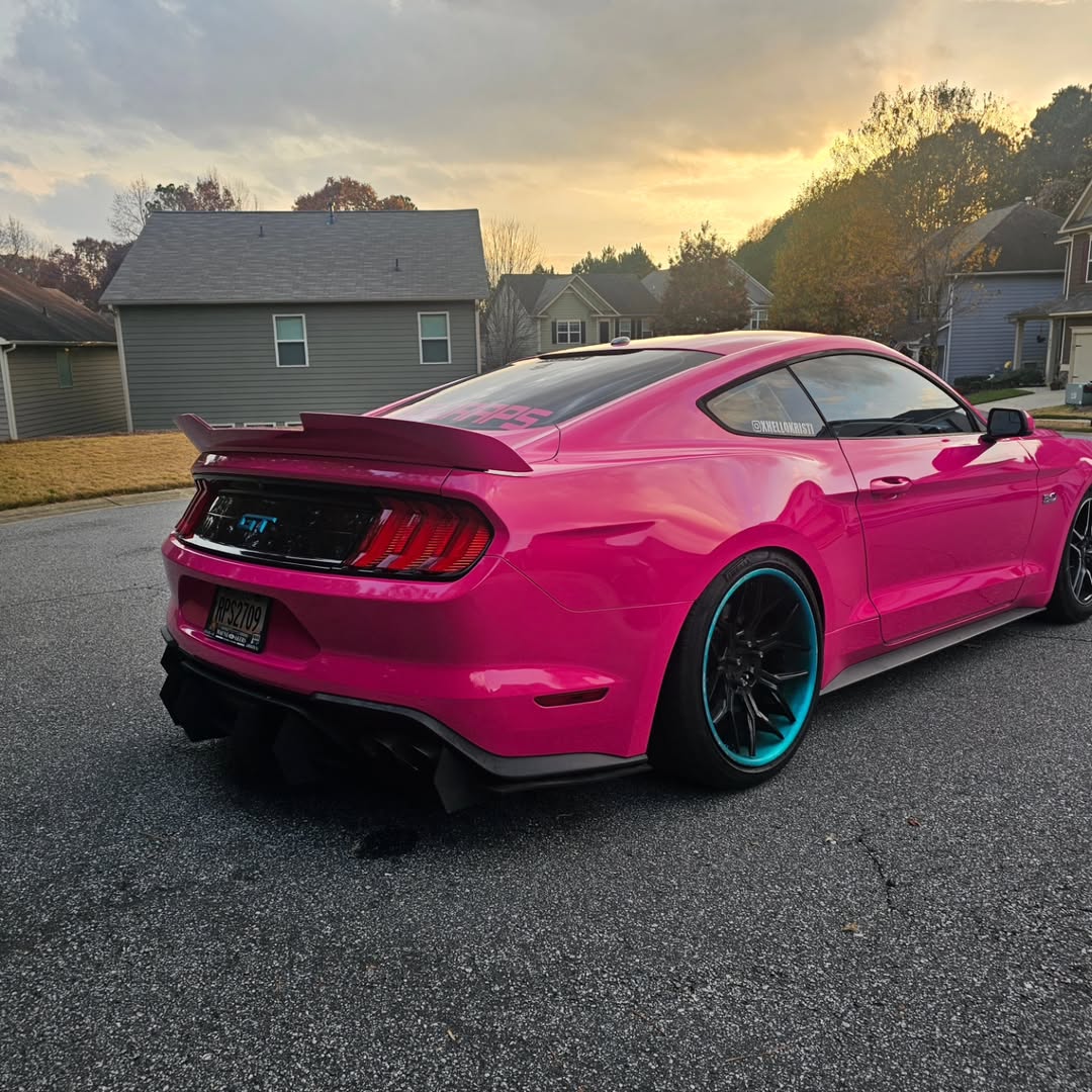 Gloss Metallic Magenta Red Car Vinyl Wrap PET