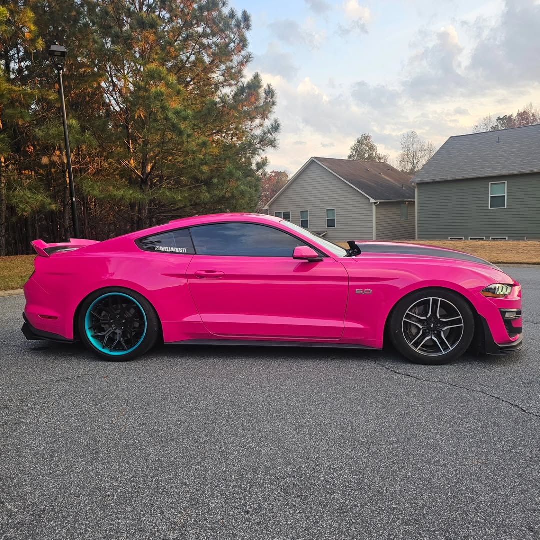 Gloss Metallic Magenta Red Car Vinyl Wrap PET