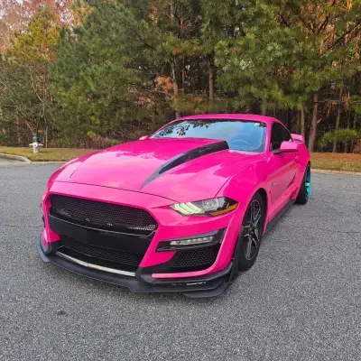 Gloss Metallic Magenta Red Car Vinyl Wrap PET 02