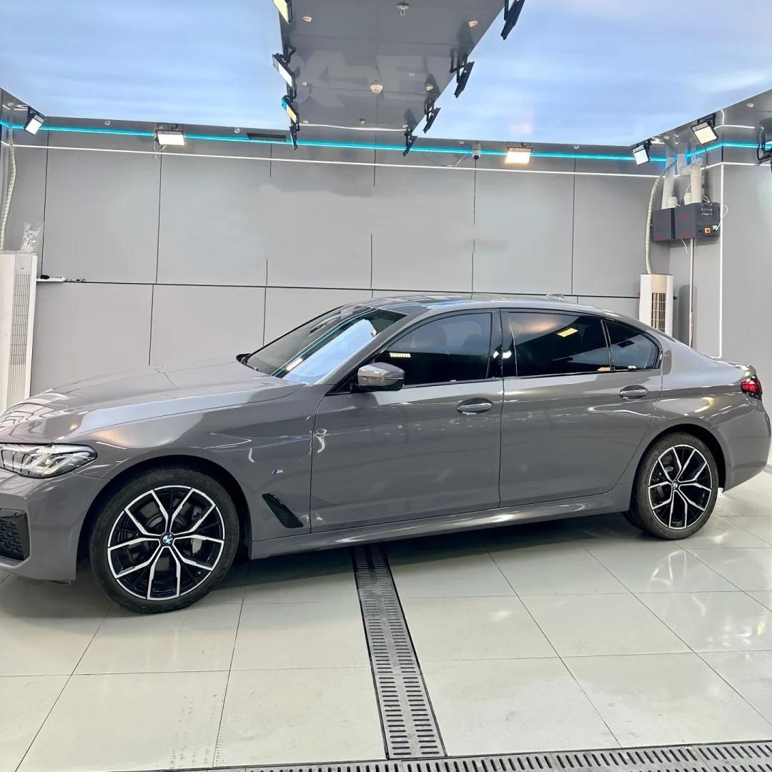 Gloss Metallic Glitter Grey Car Vinyl Wrap