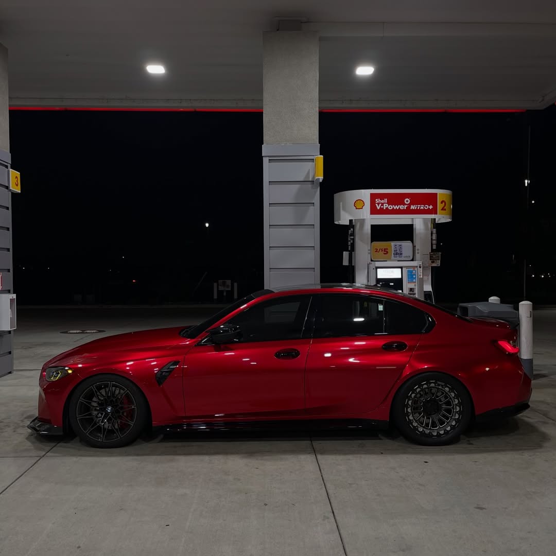 Liquid Ruby Red Car Wrap 