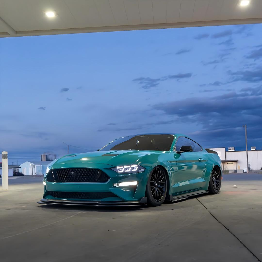 Gloss Storm Green Car Vinyl Wrap PET