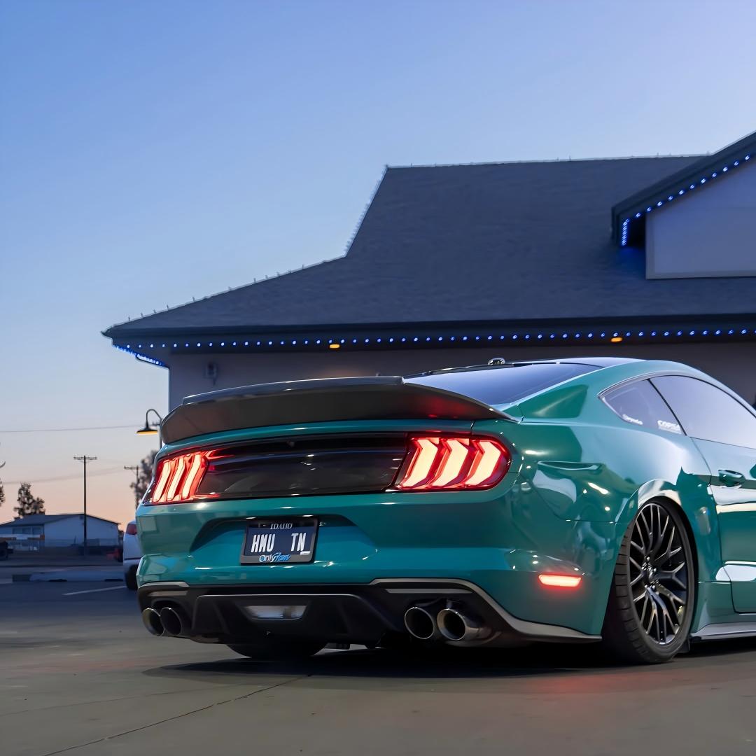 Gloss Storm Green Car Vinyl Wrap PET