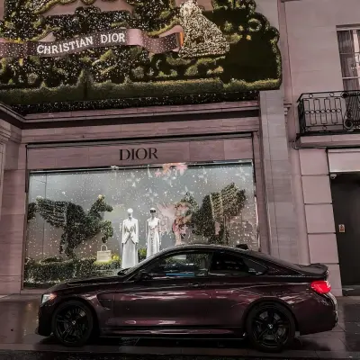 Gloss Metallic Plum Purple Car Vinyl Wrap PET 02