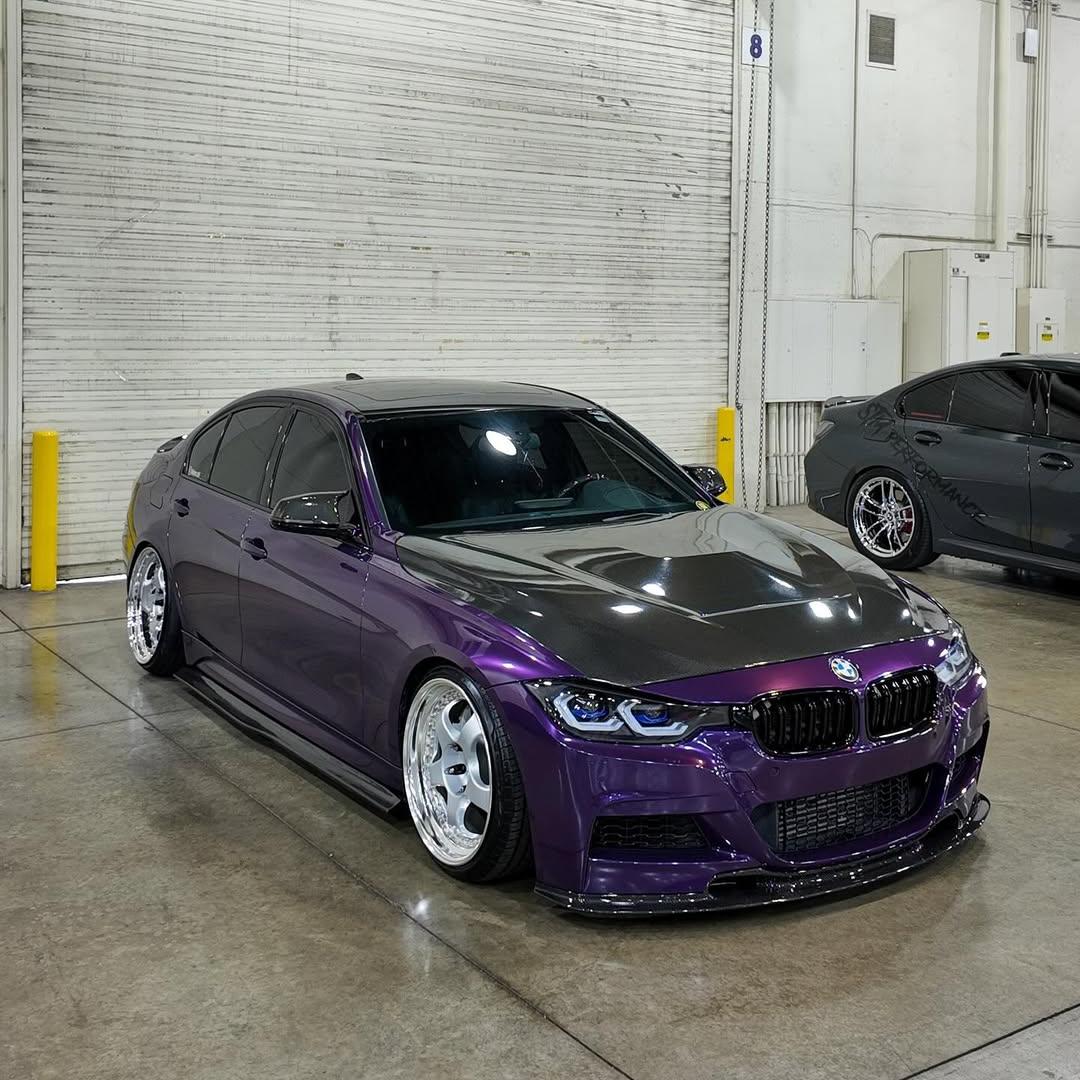 Gloss Metallic Twilight Purple Car Vinyl Wrap PET