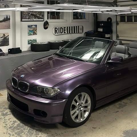 Gloss Metallic Violet Grey Purple Car Vinyl Wrap Bentley PET