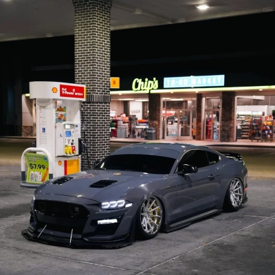 Gloss Metallic Tourmaline Grey Car Vinyl Wrap PET 02