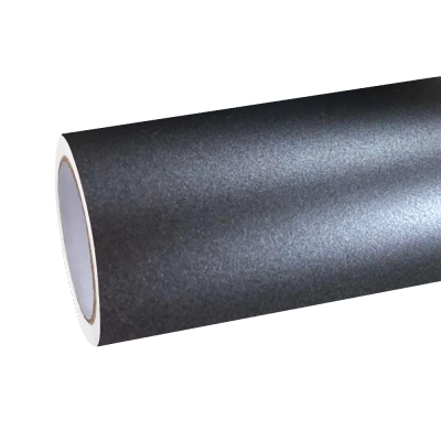 Matte Metallic Dark AMG Grey Car Vinyl Wrap PET 01