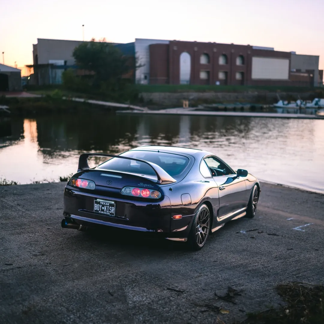 Gloss Metallic Gentian Purple Car Vinyl Wrap  PET