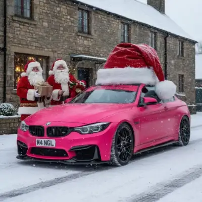 Ultimate Flat Fluorescent Pink Car Vinyl Wrap PET 02