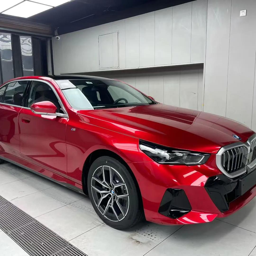 Gloss Metallic Cherry Red Car Vinyl Wrap PET