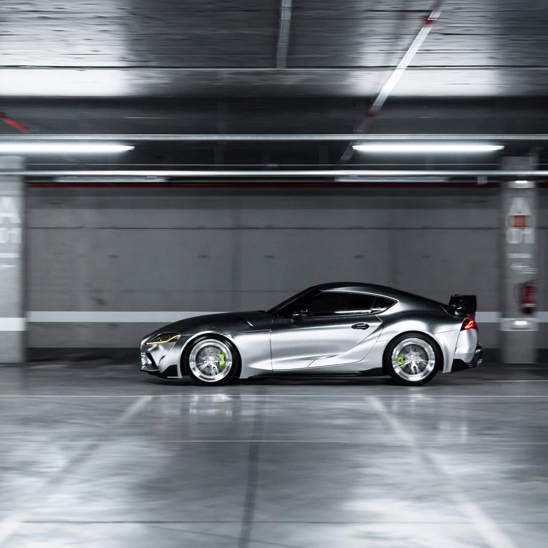 Matte Satin Chrome Silver Car Vinyl Wrap 