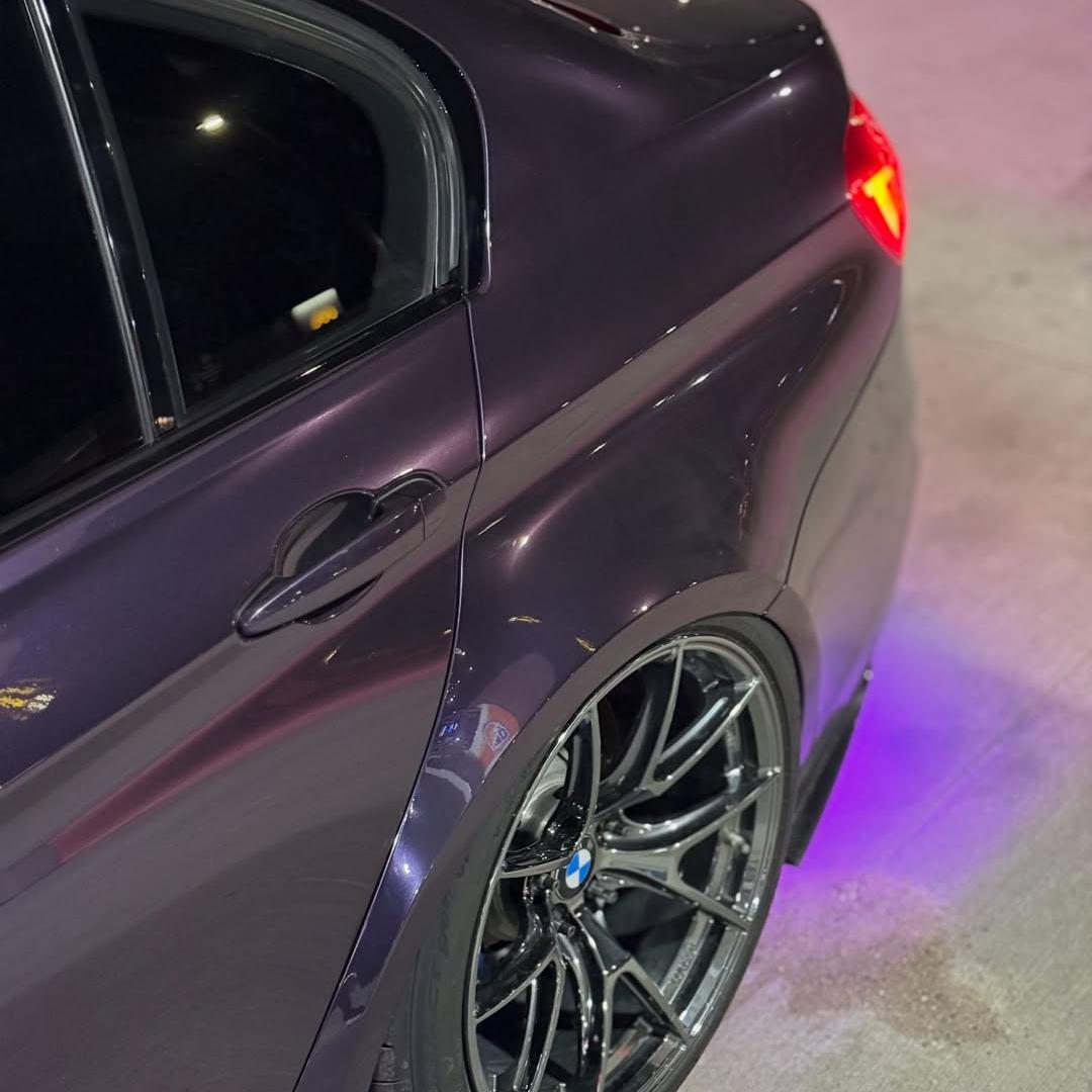 Gloss Metallic Galaxy Purple Car Vinyl Wrap PET