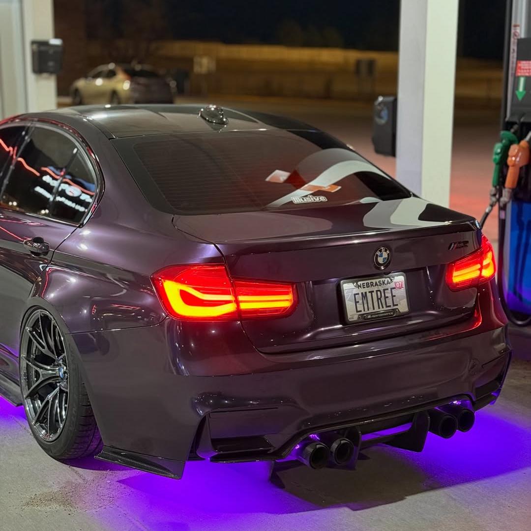 Gloss Metallic Galaxy Purple Car Vinyl Wrap PET