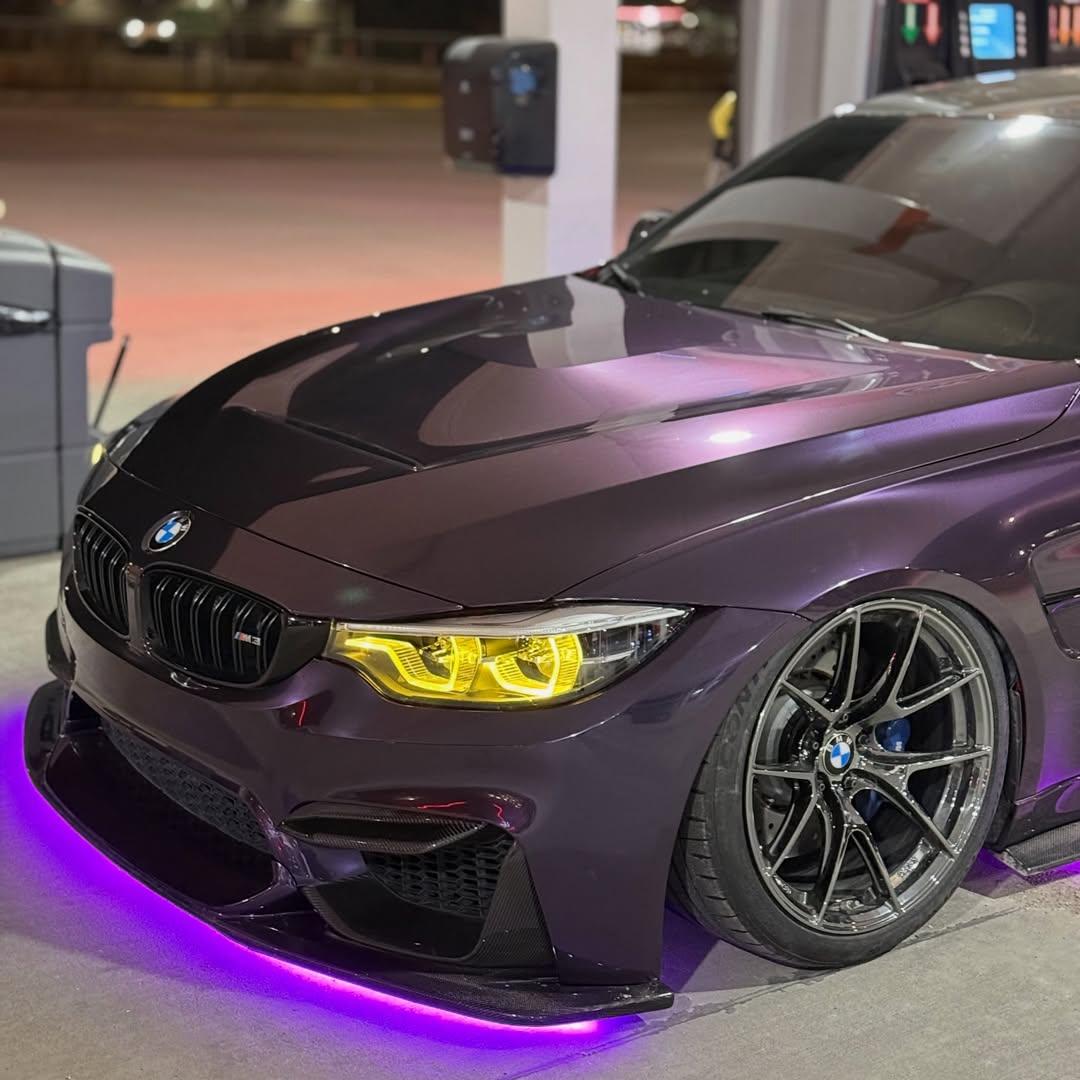 Gloss Metallic Galaxy Purple Car Vinyl Wrap PET