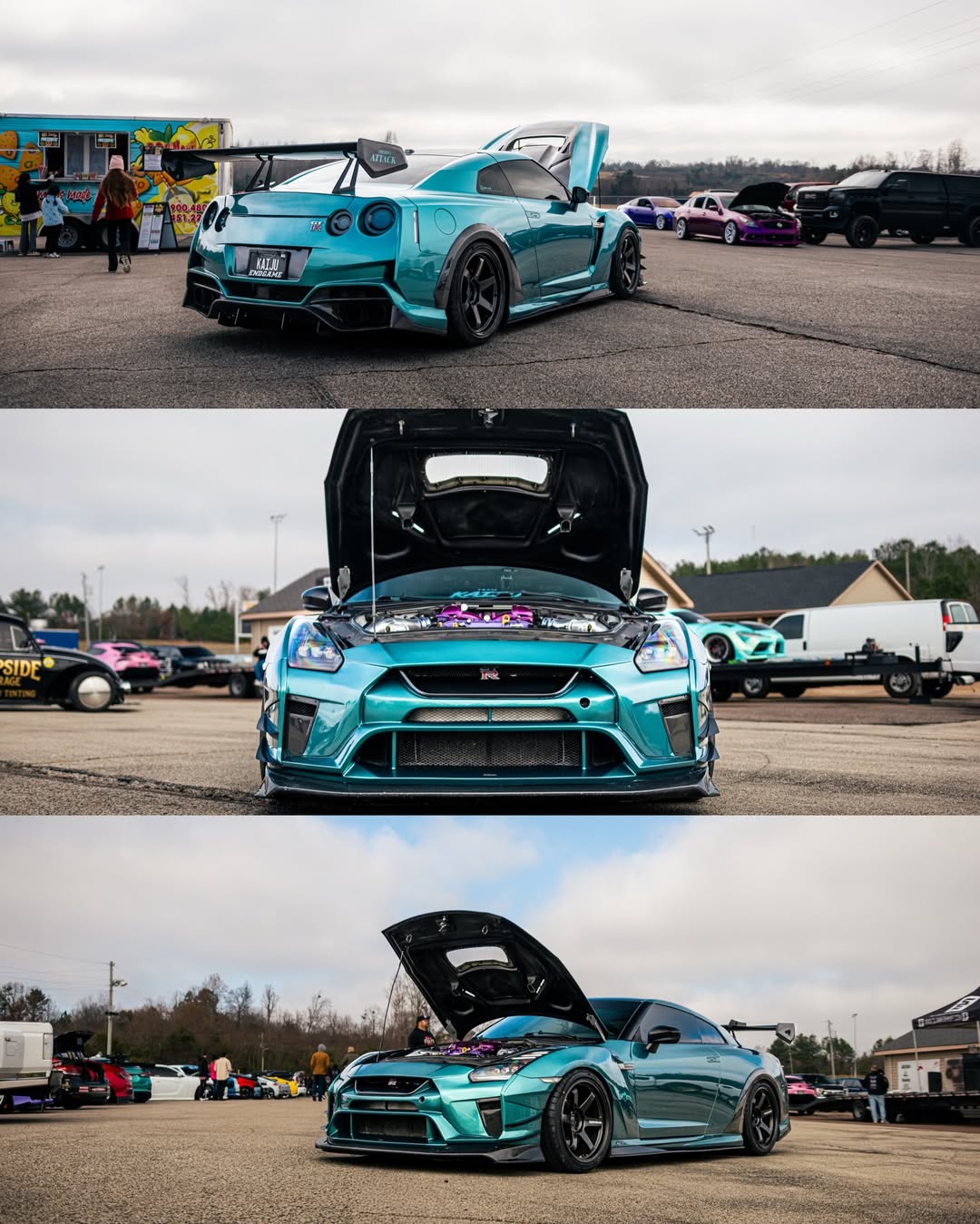 Gloss Metallic Ryan Green Car Vinyl Wrap PET